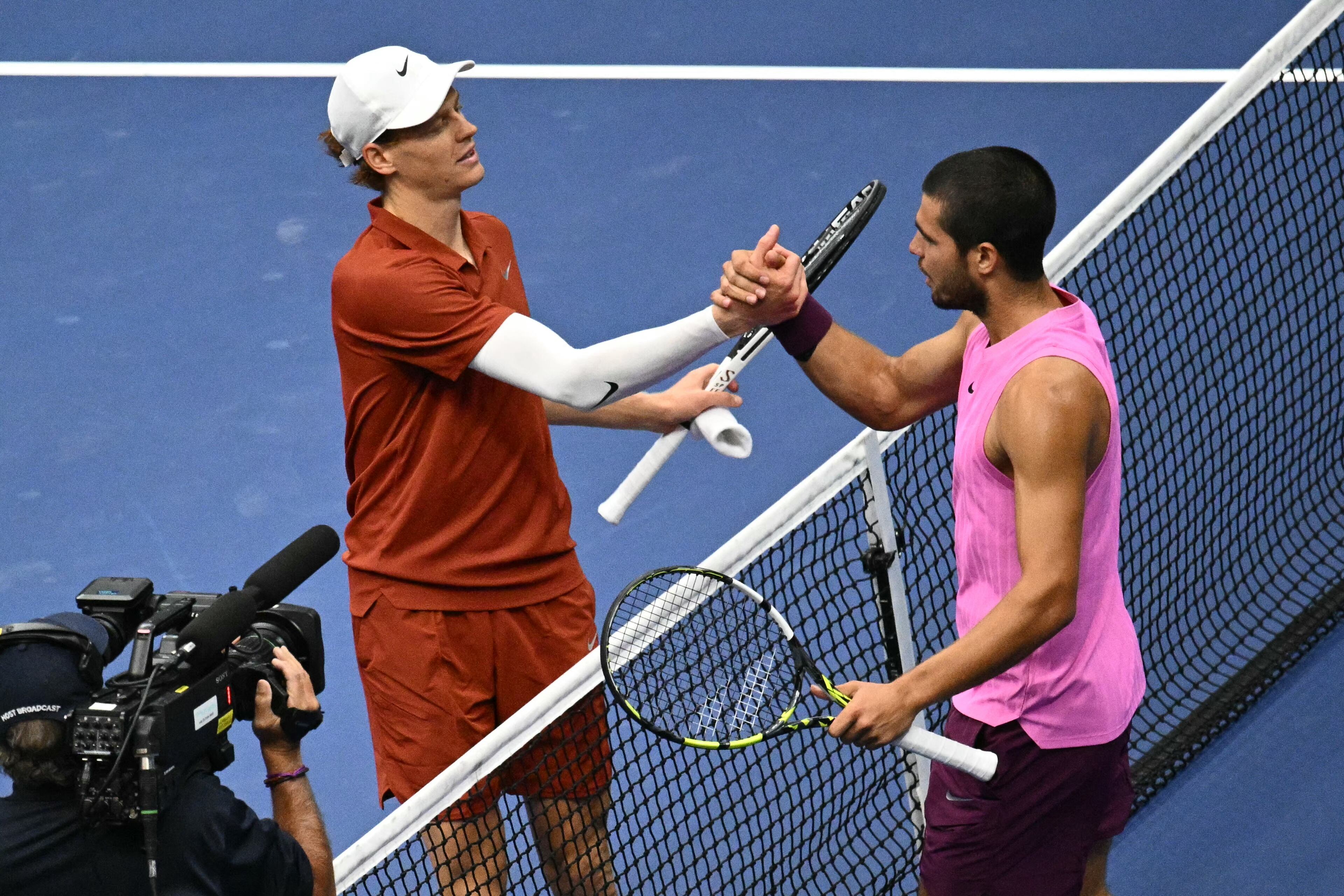Jannik Sinner y Alcaraz se enfrentaron en la final del US Open 2025