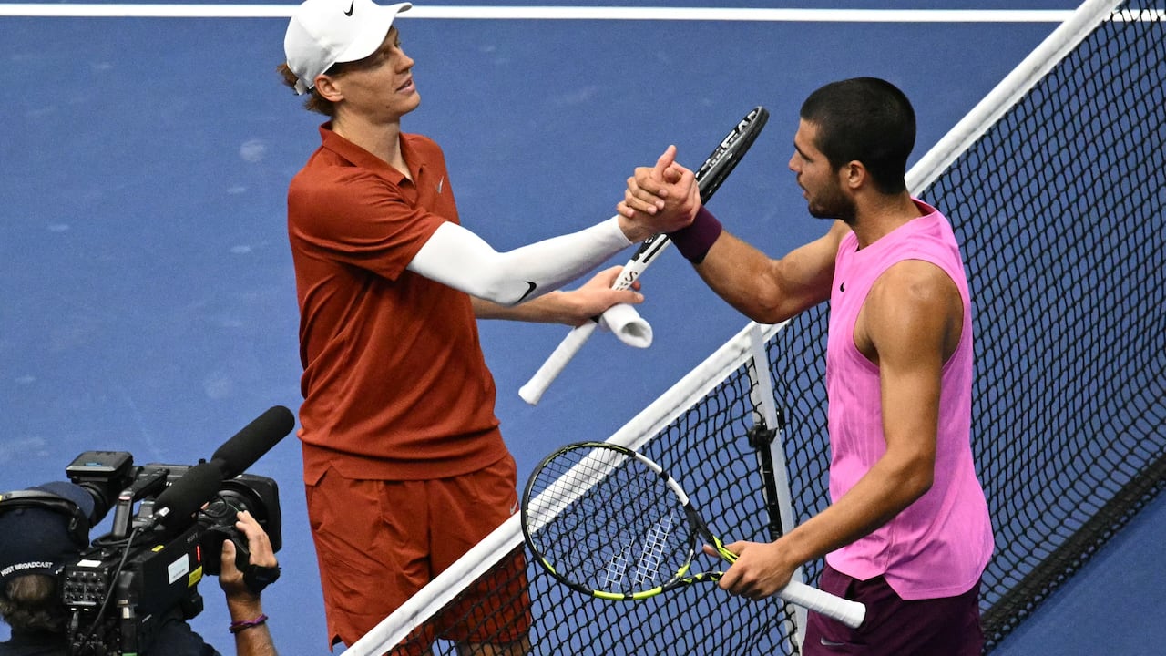 Jannik Sinner y Alcaraz se enfrentaron en la final del US Open 2025.