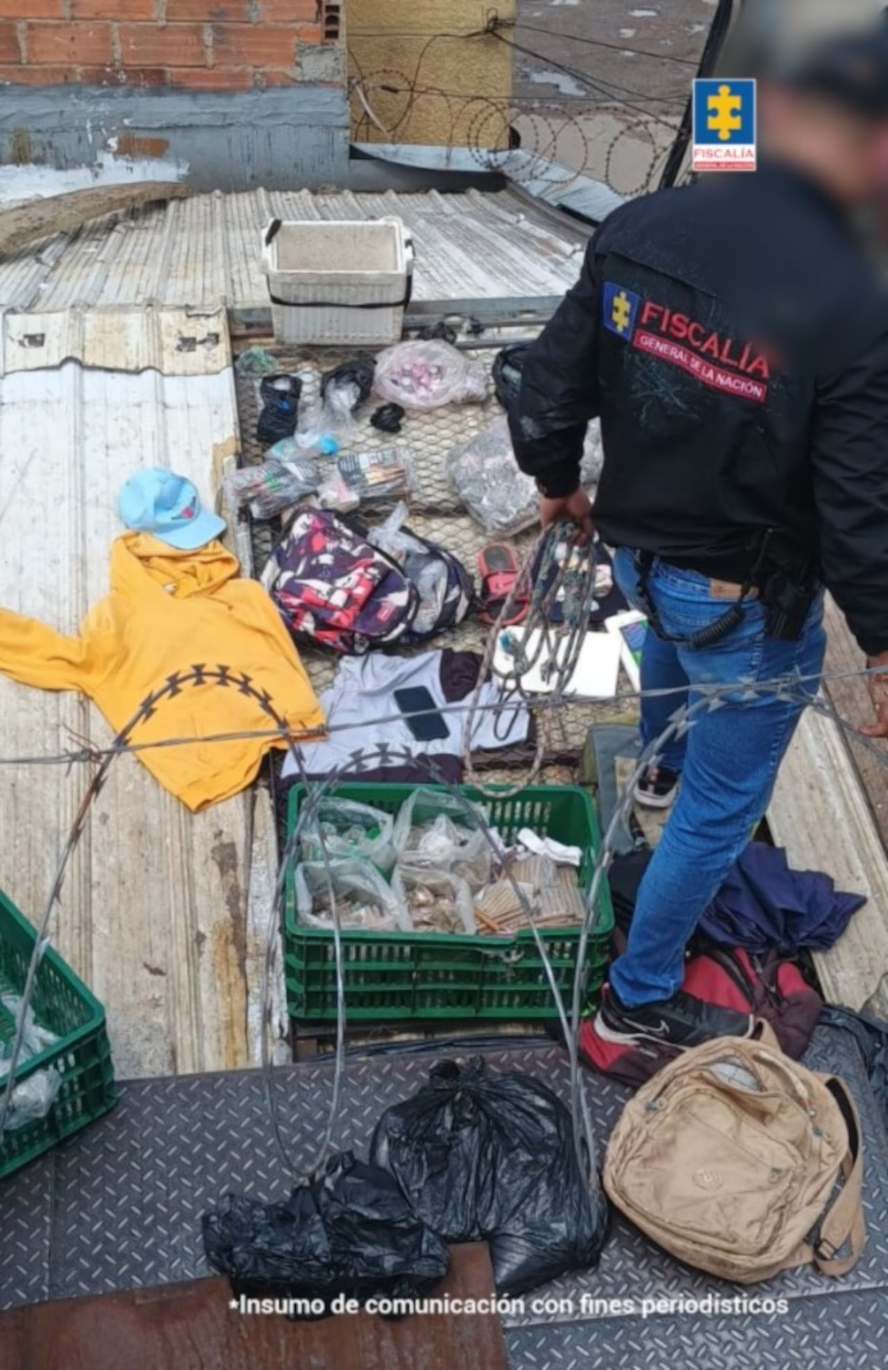 Así escondían la droga en una concertina, en una casa del Barrio Antioquia, en Medellín.