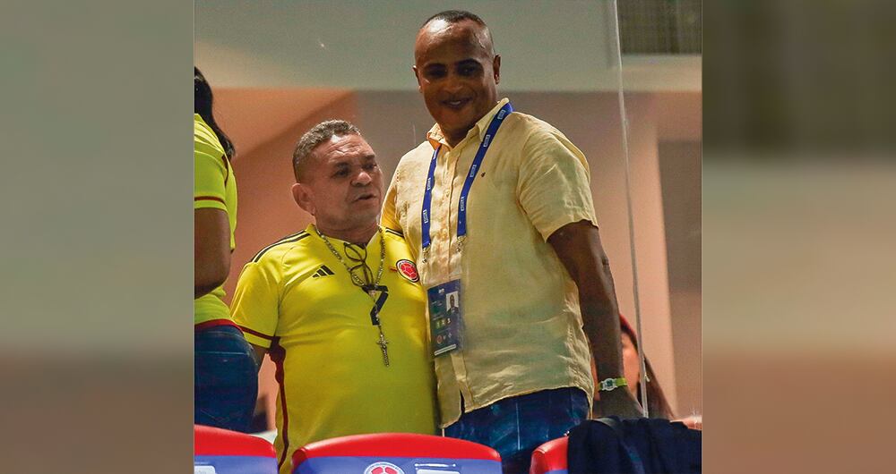 Luis Manuel Díaz, papá de Lucho, estuvo presente en el Metropolitano de Barranquilla. 