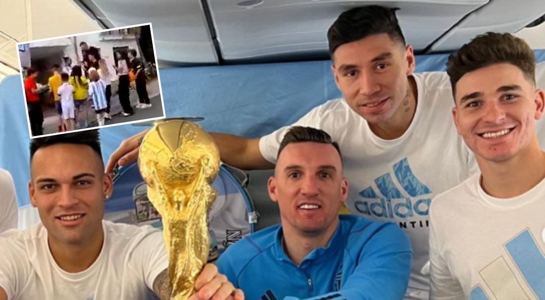 Franco Armani se encuentra en Colombia luego de salir campeón del mundo en Qatar