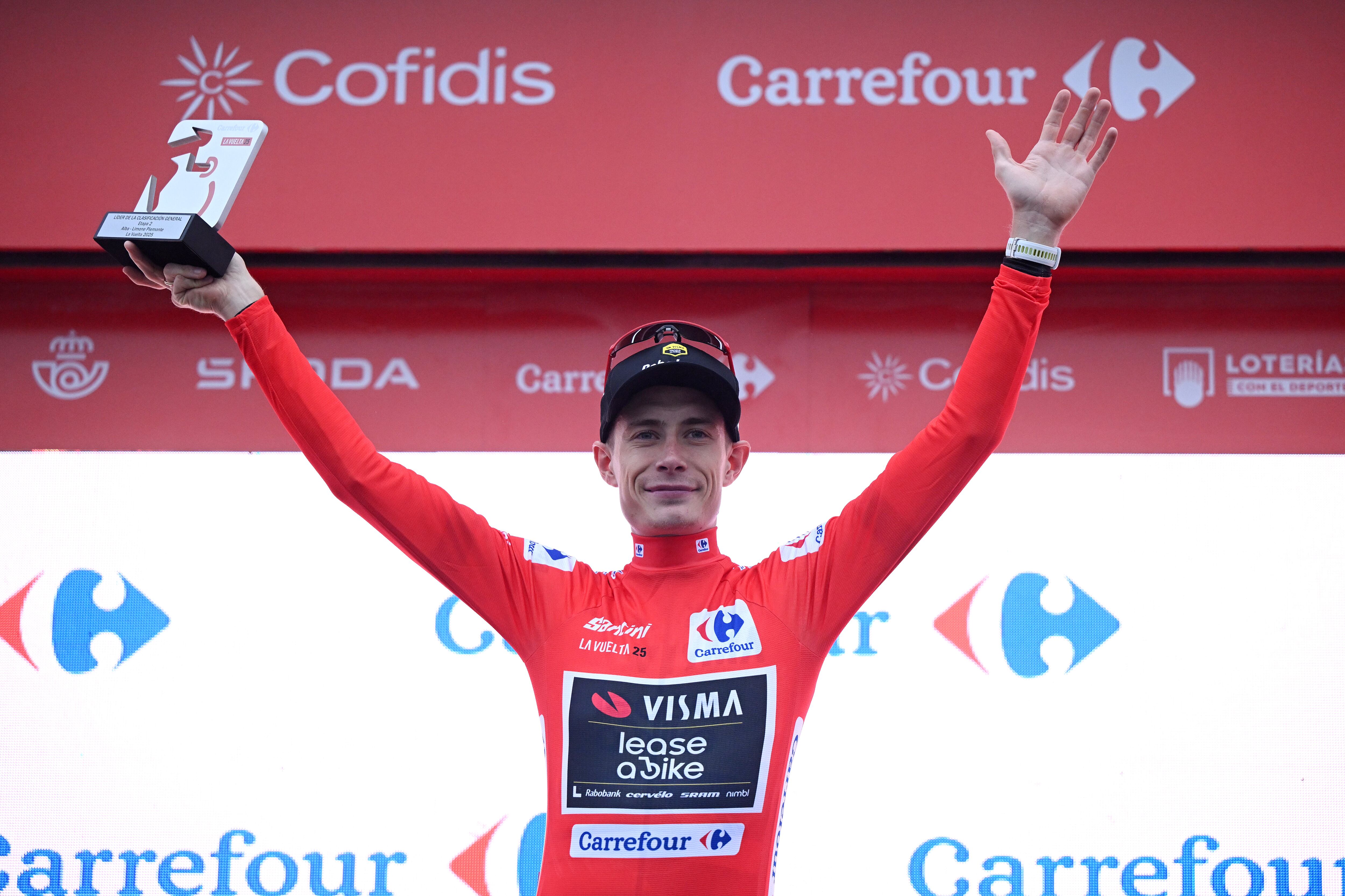 Jonas Vingegaard sigue de líder en La Vuelta a España 2025.