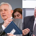 Álvaro Uribe y Enrique Gómez.