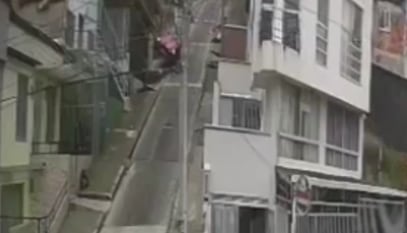 Fuerte accidente en Manizales.