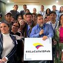 Integrantes del Centro Democrático y sectores opuestos al Gobierno Petro, estuvieron este sábado en Medellín.