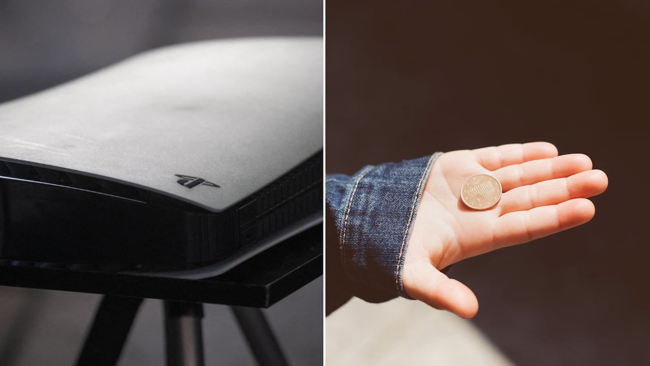 El truco de poner monedas sobre la PS5 circula en Internet, aunque podría dificultar la salida del aire caliente.