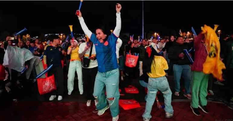 Fan Zones en Bogotá para ver el partido de Colombia