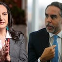 La senadora María Fernanda Cabal y el exembajador Armando Benedetti.