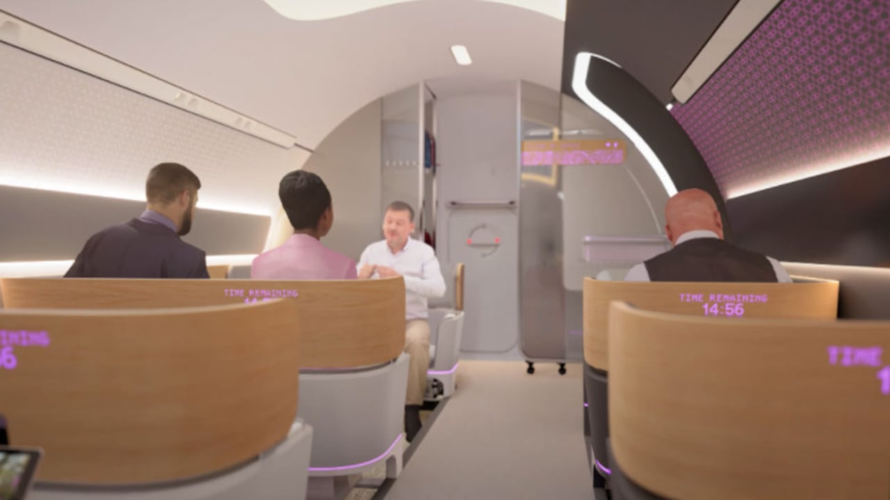 Viajes en los Hyperloop de Virgin.