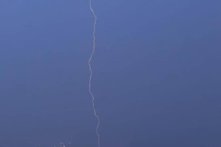 Cerca de 167 rayos se registraron en una hora en Bucaramanga.