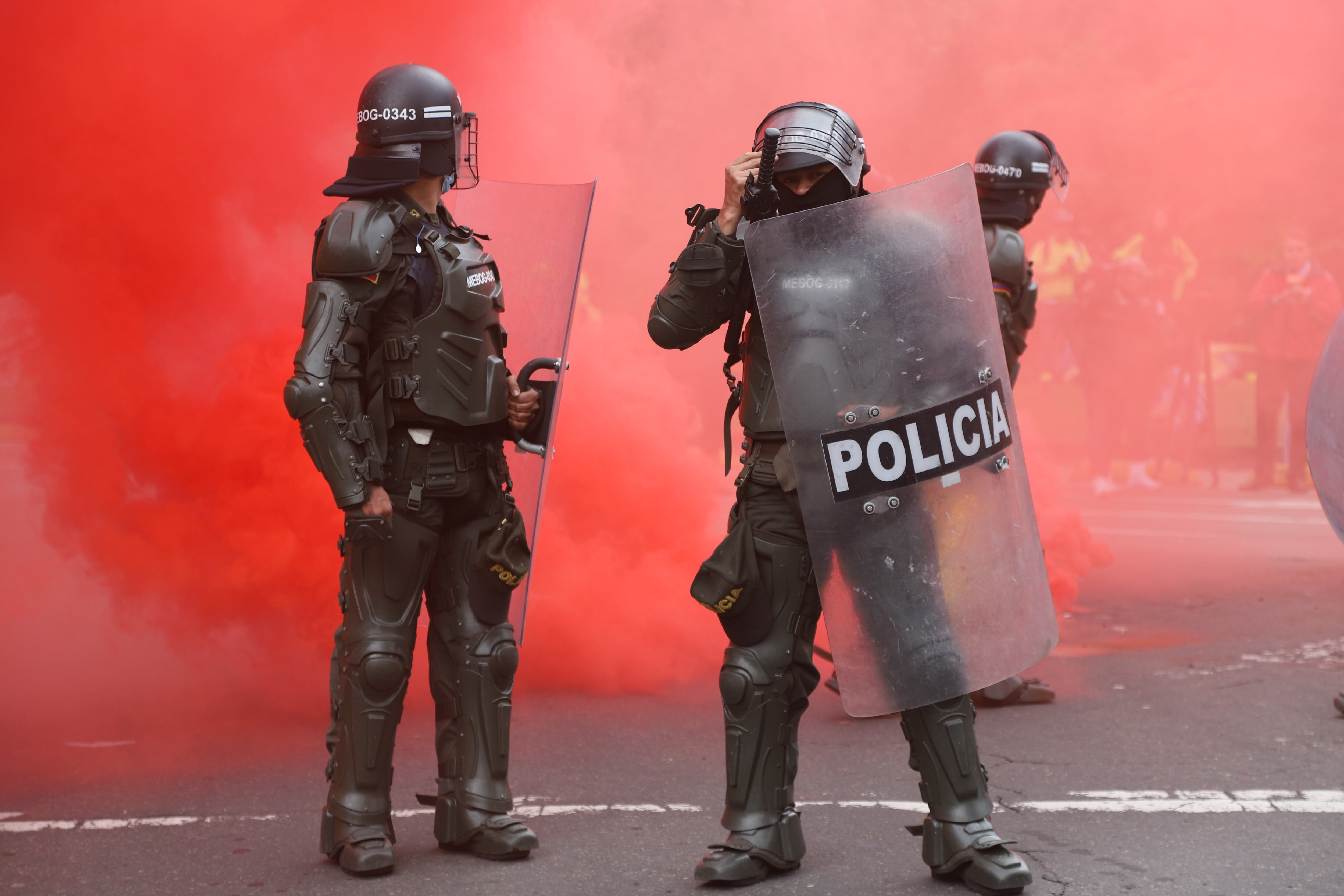 Protestas corredor de la séptima cra 7 con 94