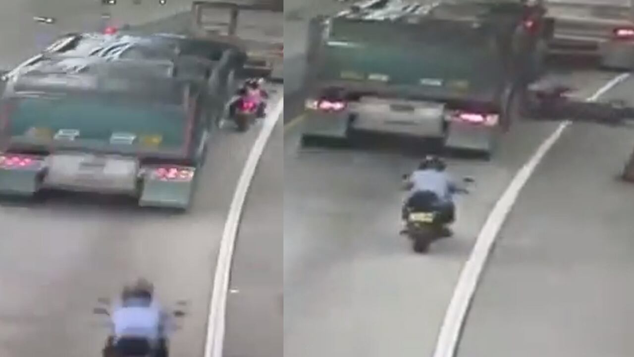 La pareja se salvó de morir tras protagonizar accidente en la Vía al Llano.