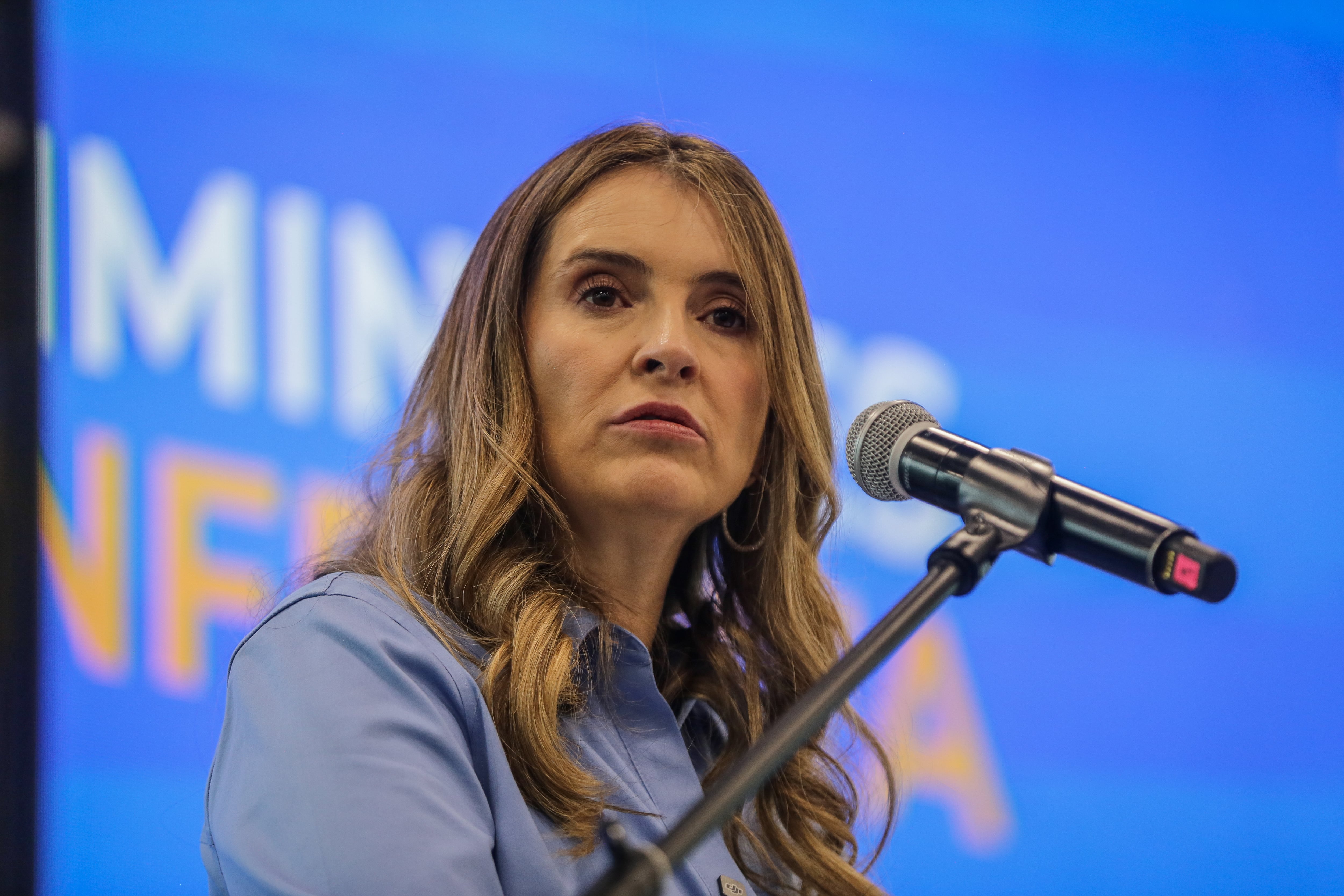 La candidata presidencial Paloma Valencia presentó sus propuestas en materia de seguridad, de cara a las próximas elecciones.