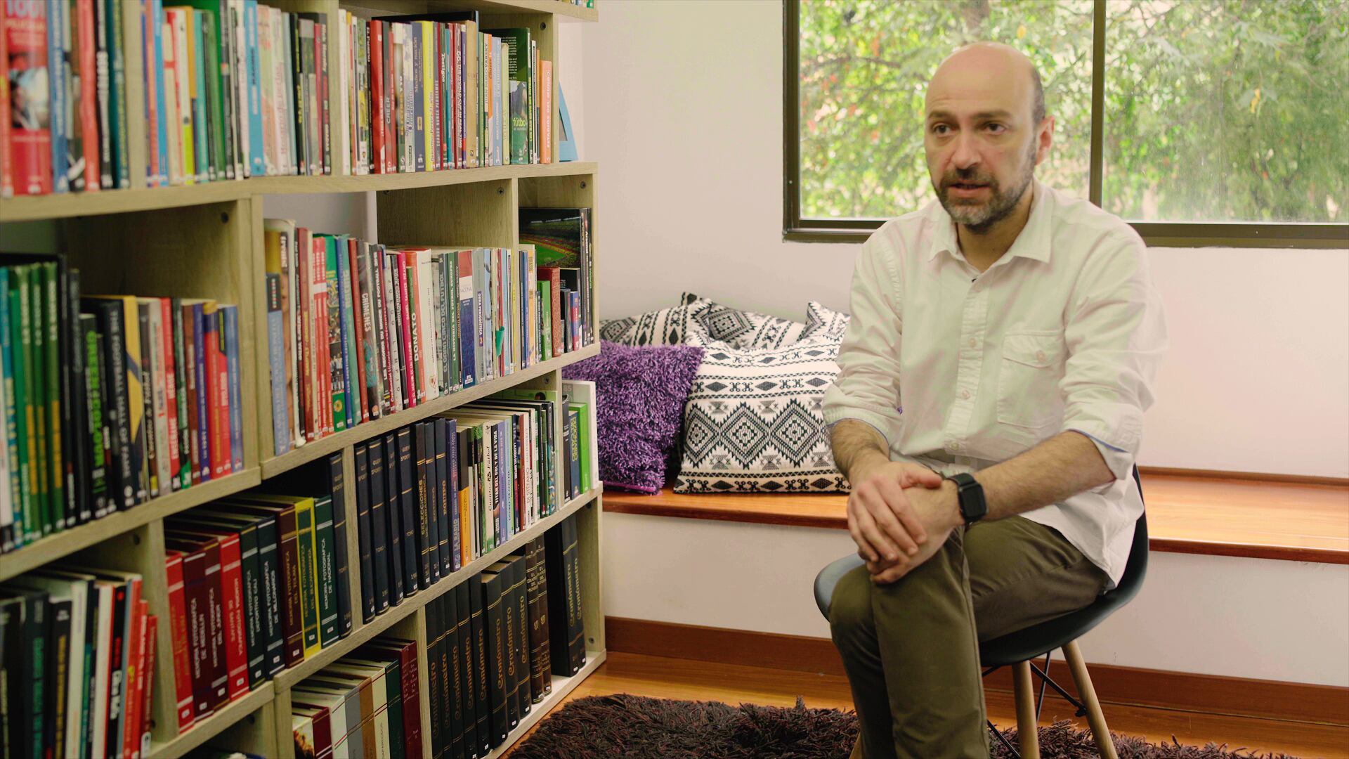 Nicolás Samper, periodista bogotano.