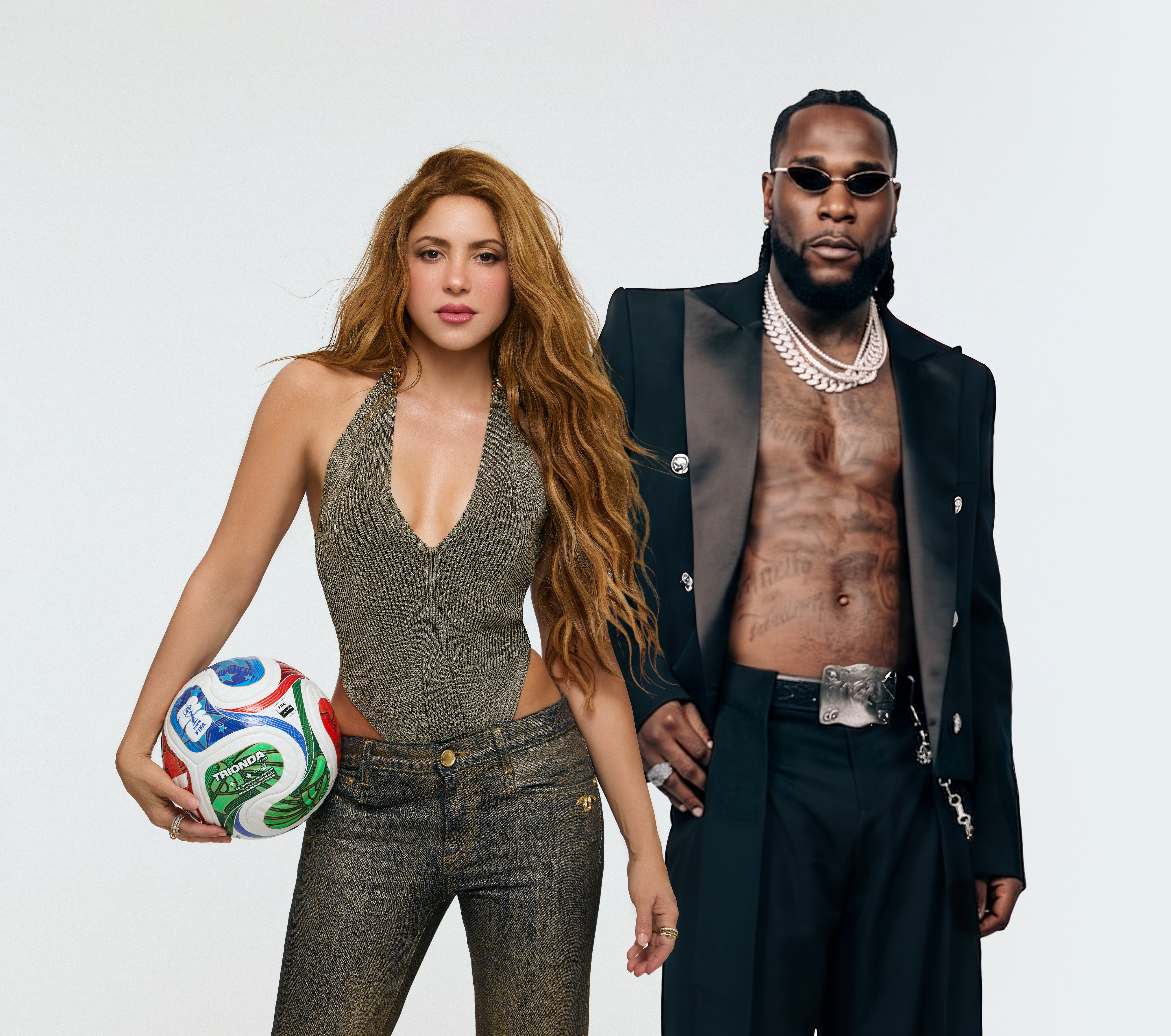 Shakira y Burna Boy interpretan 'Dai Dai', el tema oficial del Mundial 2026.