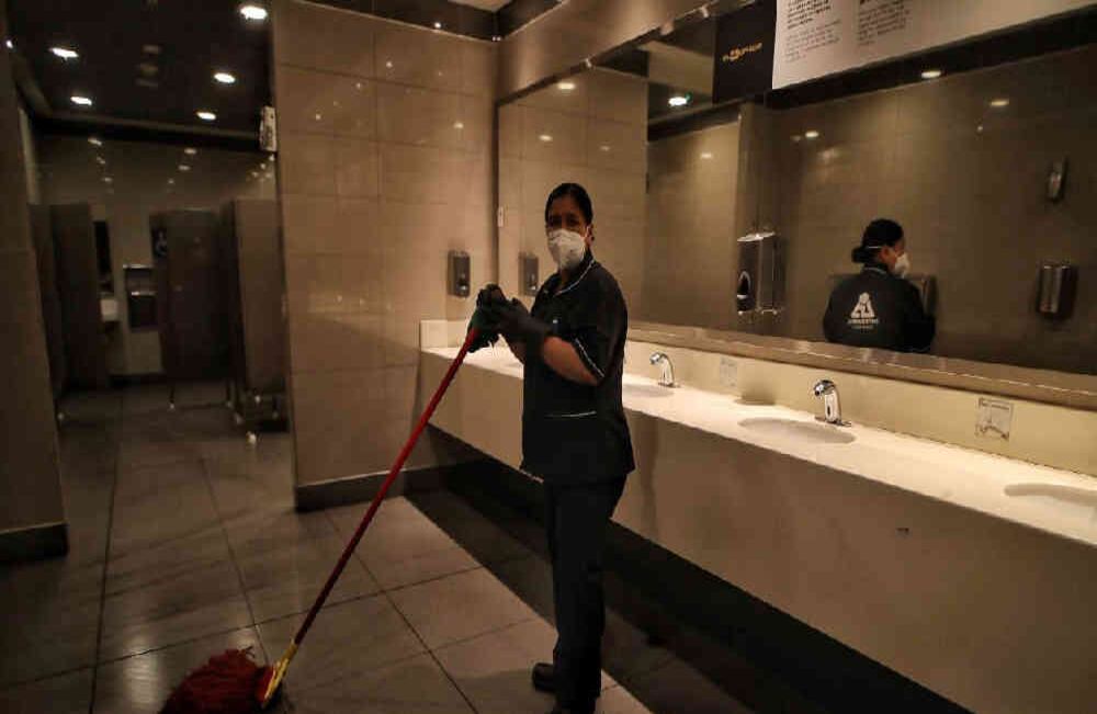 Limpieza en El Dorado por coronavirus