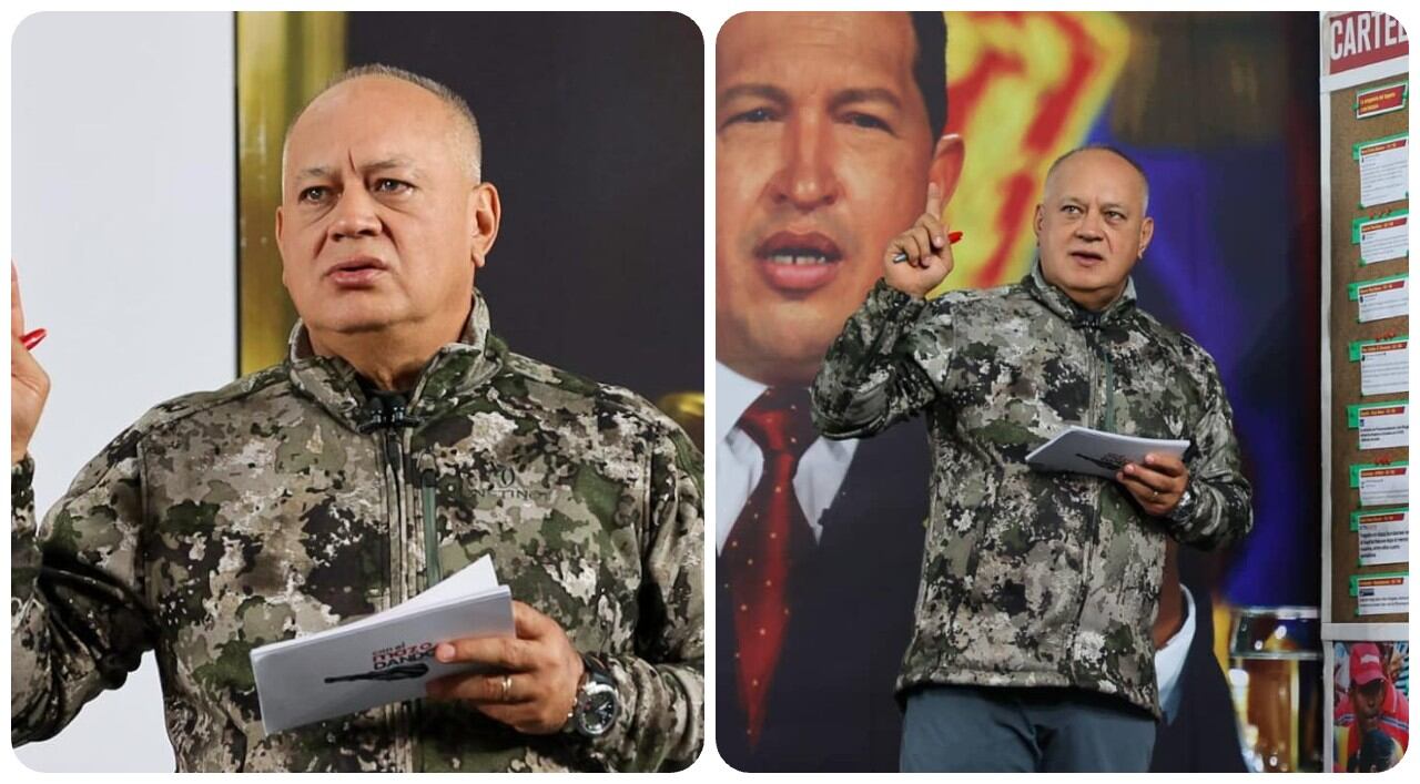 Diosdado Cabello en su programa de televisión