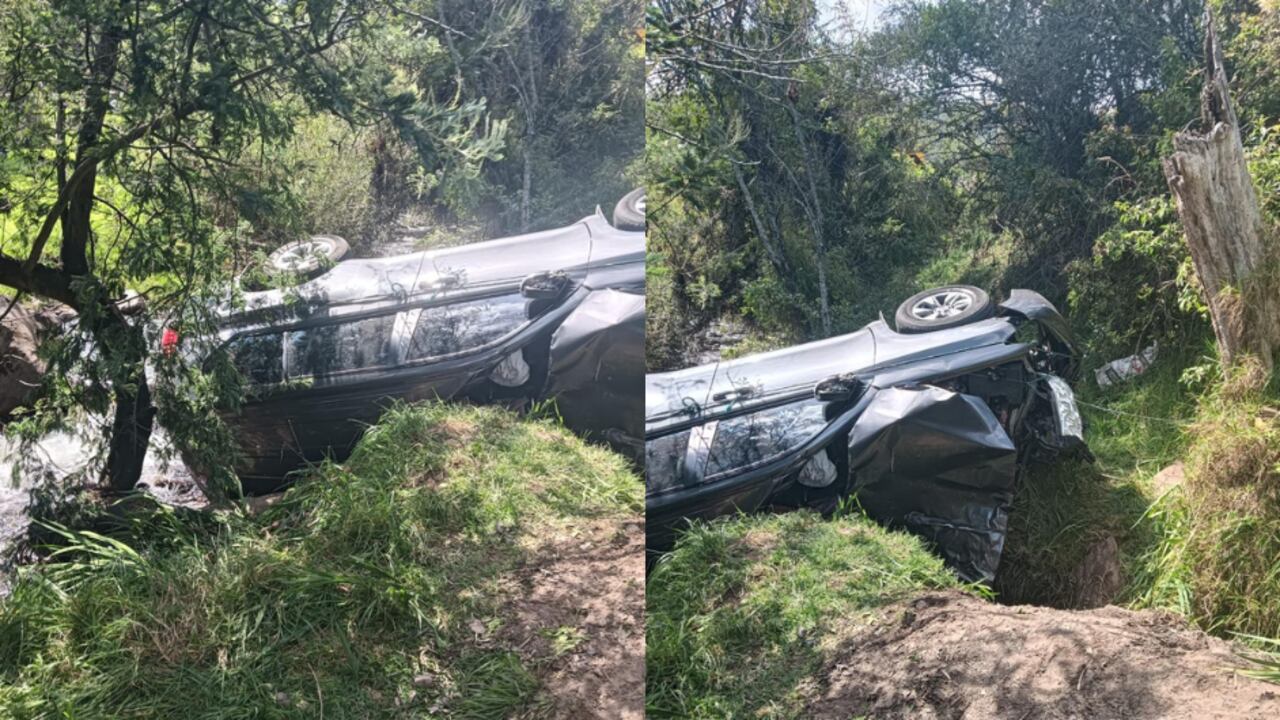 Así quedó la camioneta donde se movilizaba una parte del esquema de protección de Germán Vargas Lleras.