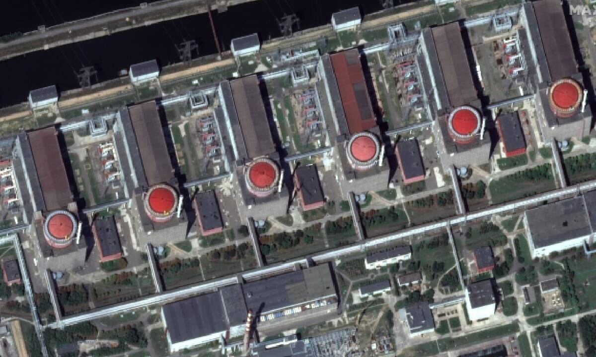 Planta nuclear de Zaporiyia, en Ucrania. La más grande de Europa.