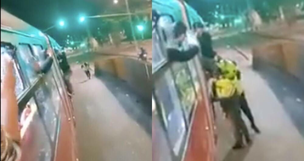 Presunto ladrón en Bogotá