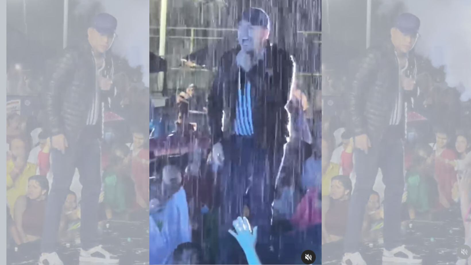 Yeison Jiménez cantó a pesar de las fuertes lluvias
Instagram @yeison_jimenez