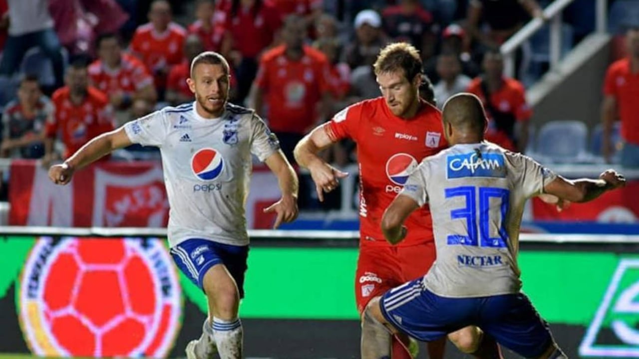 Millonarios derrotó a domicilio al América en Cali.