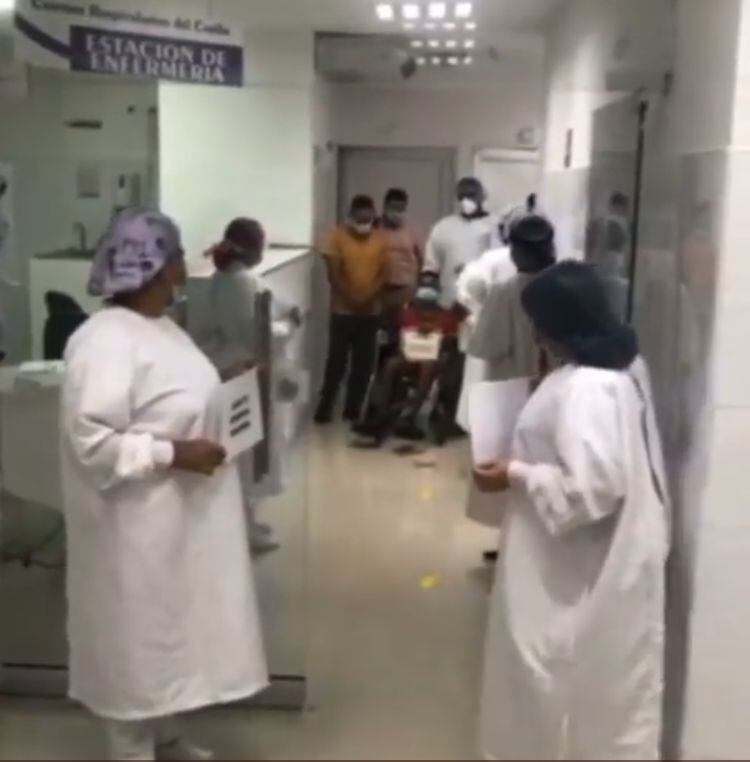 Brayan Añez, sobreviviente al accidente