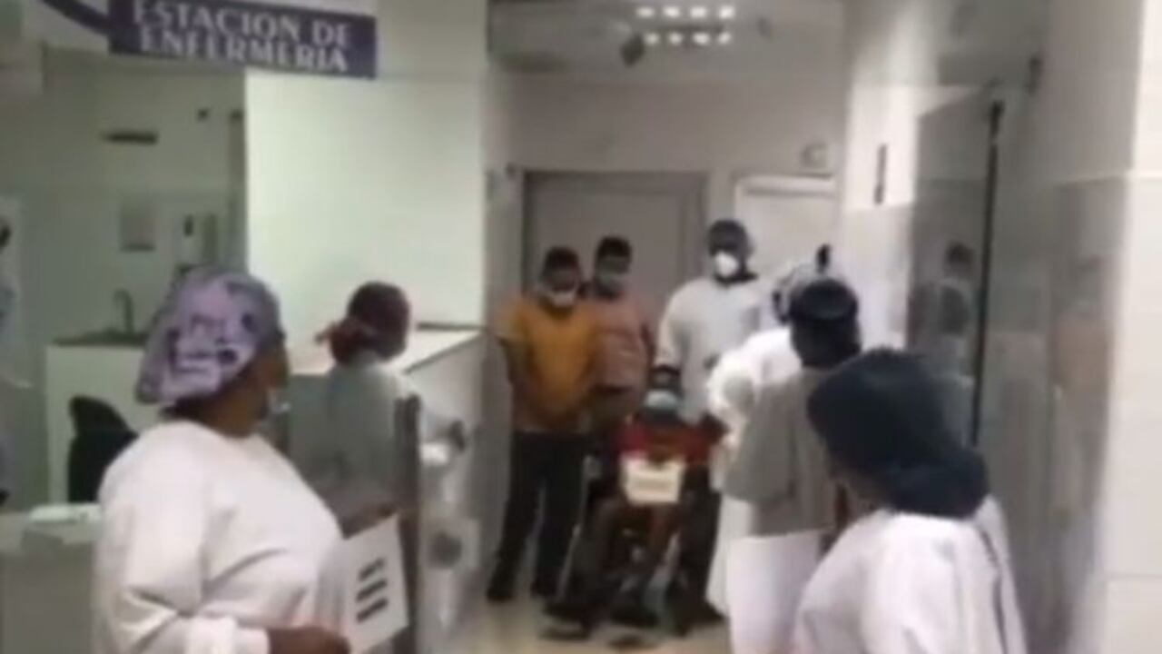 Brayan Añez, sobreviviente al accidente