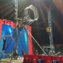 Captura de pantalla del video que registra el accidente.