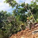 Labores de rescate en Chocó