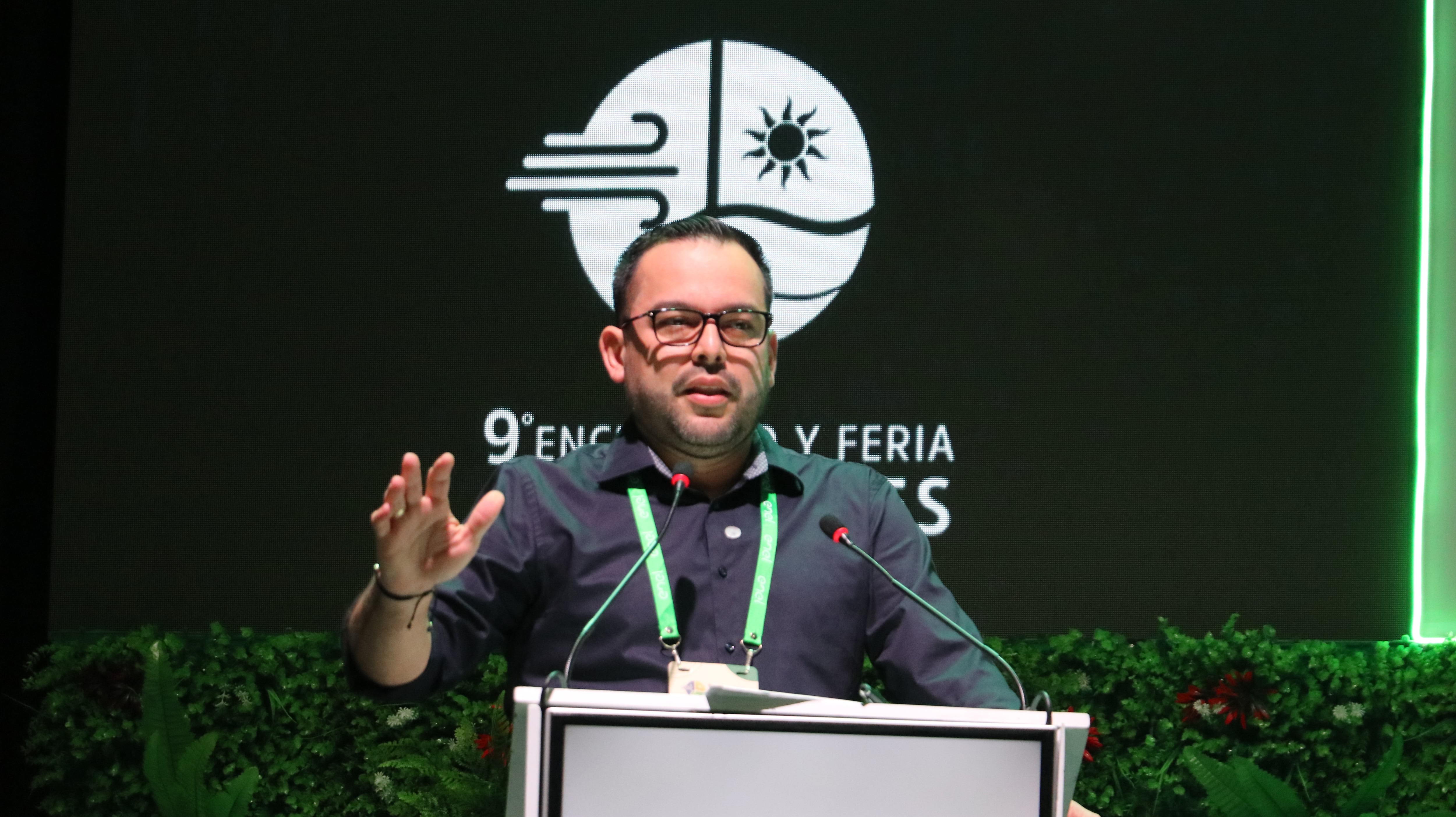 El ministro de Minas y Energía, Edwin Palma, en el 9.° Encuentro y Feria Renovables Latam 2026.