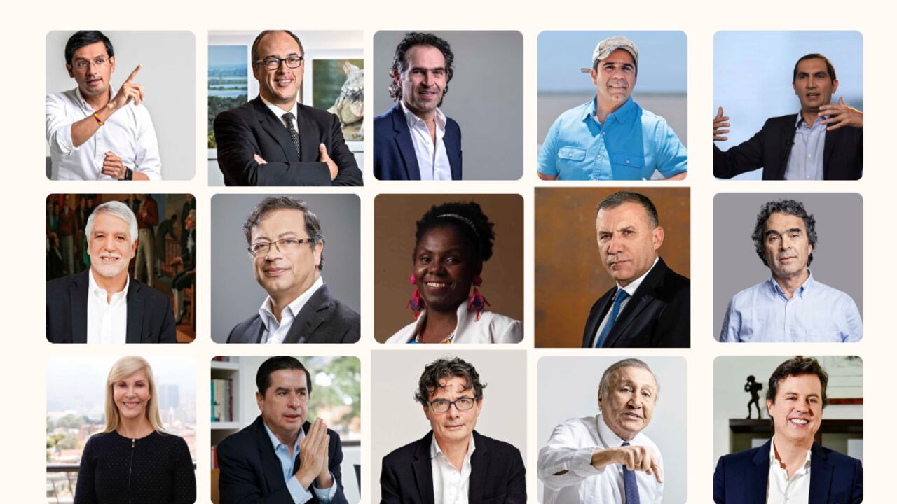 Precandidatos que se disputarán la Presidencia en 2022