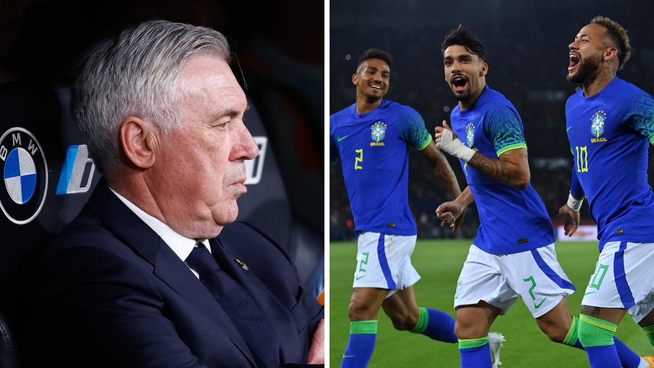 Ancelotti sacó la prelista de Brasil y un referente ninguneó el llamado.