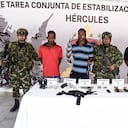 Abundante material de guerra e información de alto valor, les fue incautado a estos sujetos al momento de ser capturados en flagrancia.