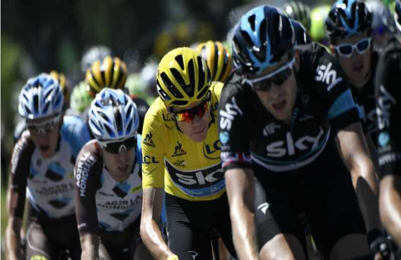 Froome resiste ataques de los rivales. Foto: AFP