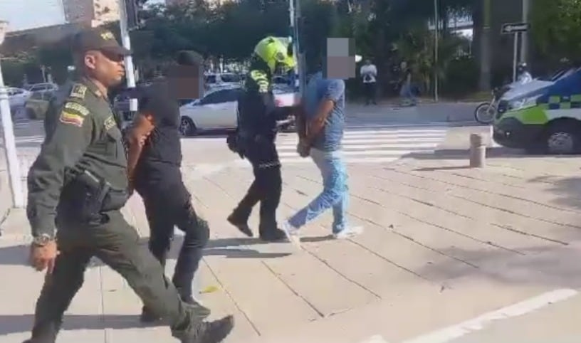 Los dos sujetos fueron capturados llevados a un CAI y luego entregado ante las autoridades competentes