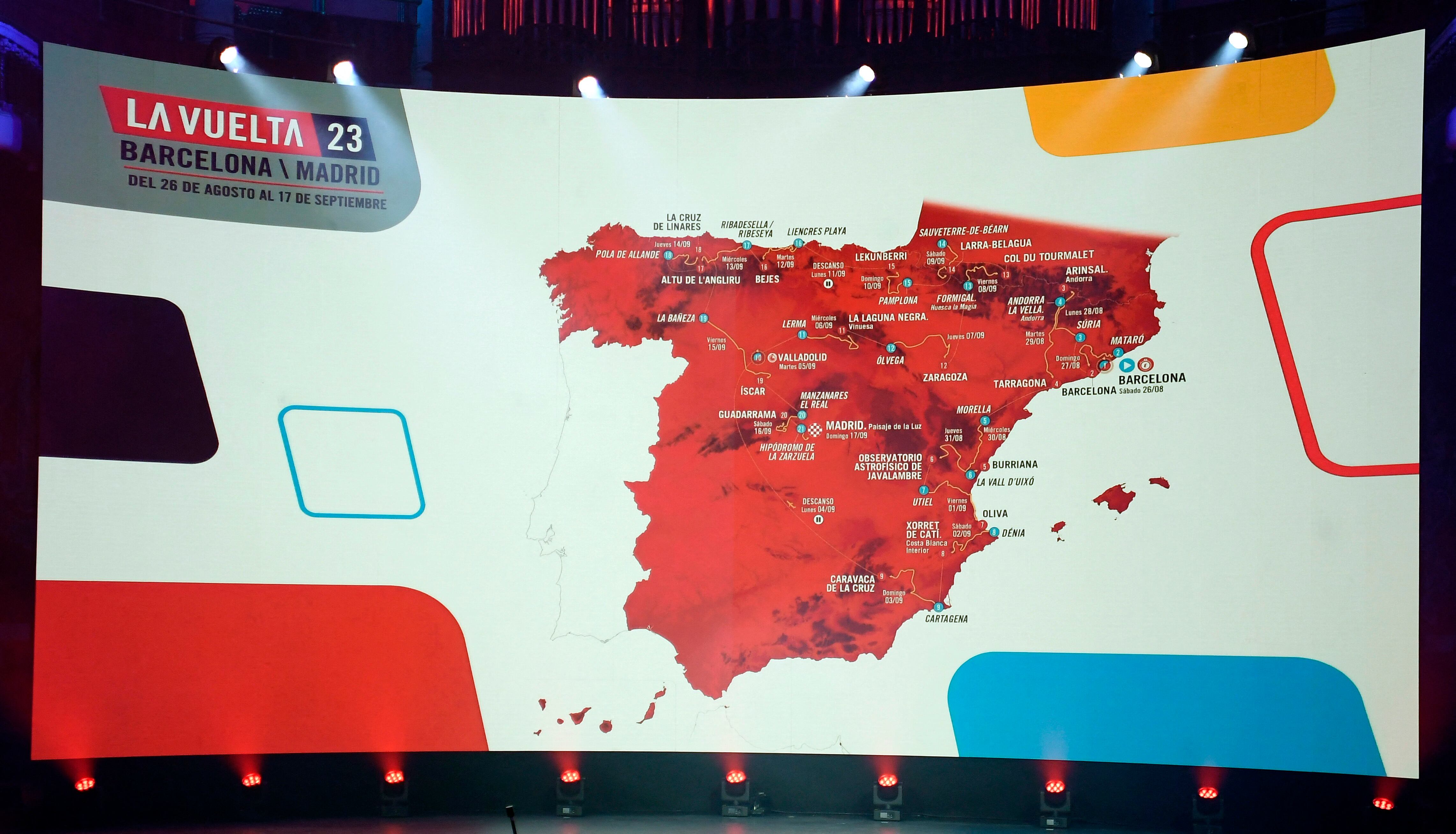 Angliru, Xorret de Catí o Javalambre: tridente de montañas que harán parte de la carrera.