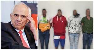 Ernesto Samper y los colombianos capturados en Ecuador.