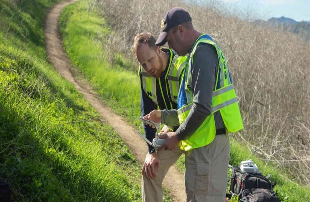 Los investigadores de la NTSB utilizaron un dron para ubicar los restos del helicóptero. Foto: NTSB