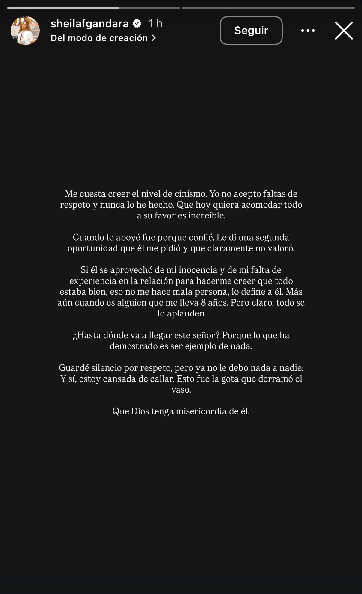 Sheila Gándara, pareja de Juanda Caribe, rompió el silencio por romance entre él y Mariana Zapata.