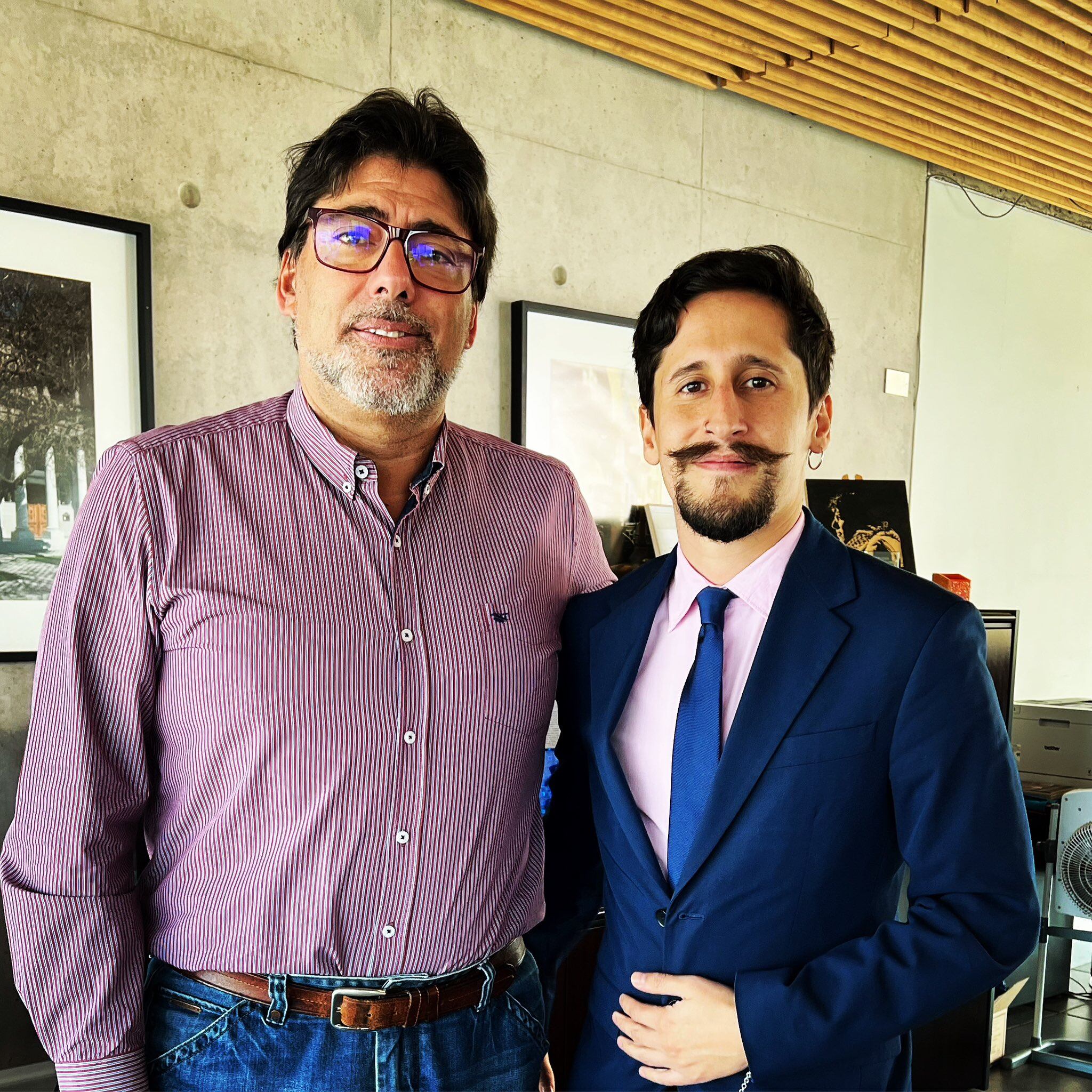 Daniel Jadue y Sebastián Guanumen.