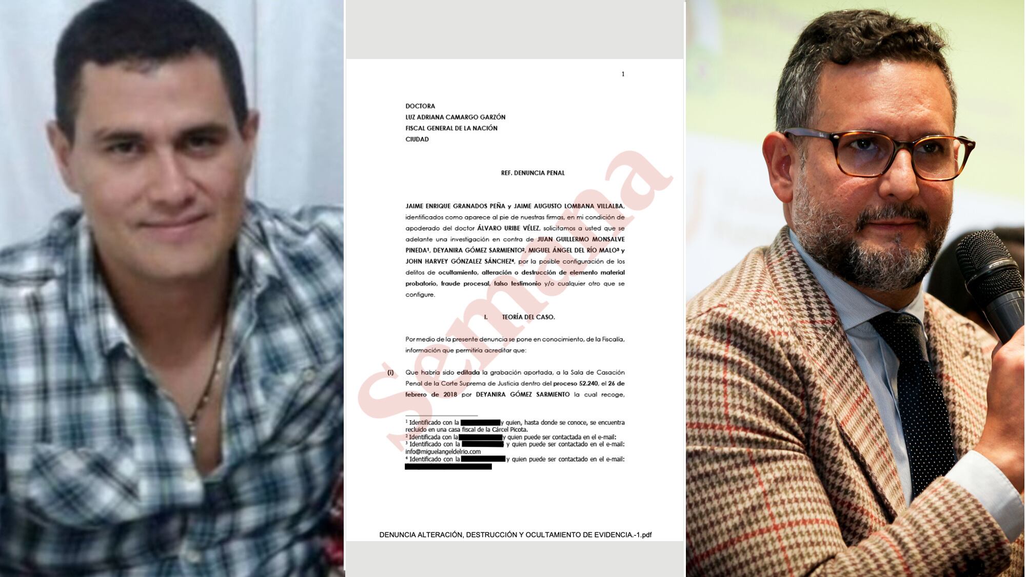 Juan Guillermo Monsalve y Miguel Ángel del Río