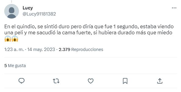 Temblor 14 de mayo Colombia