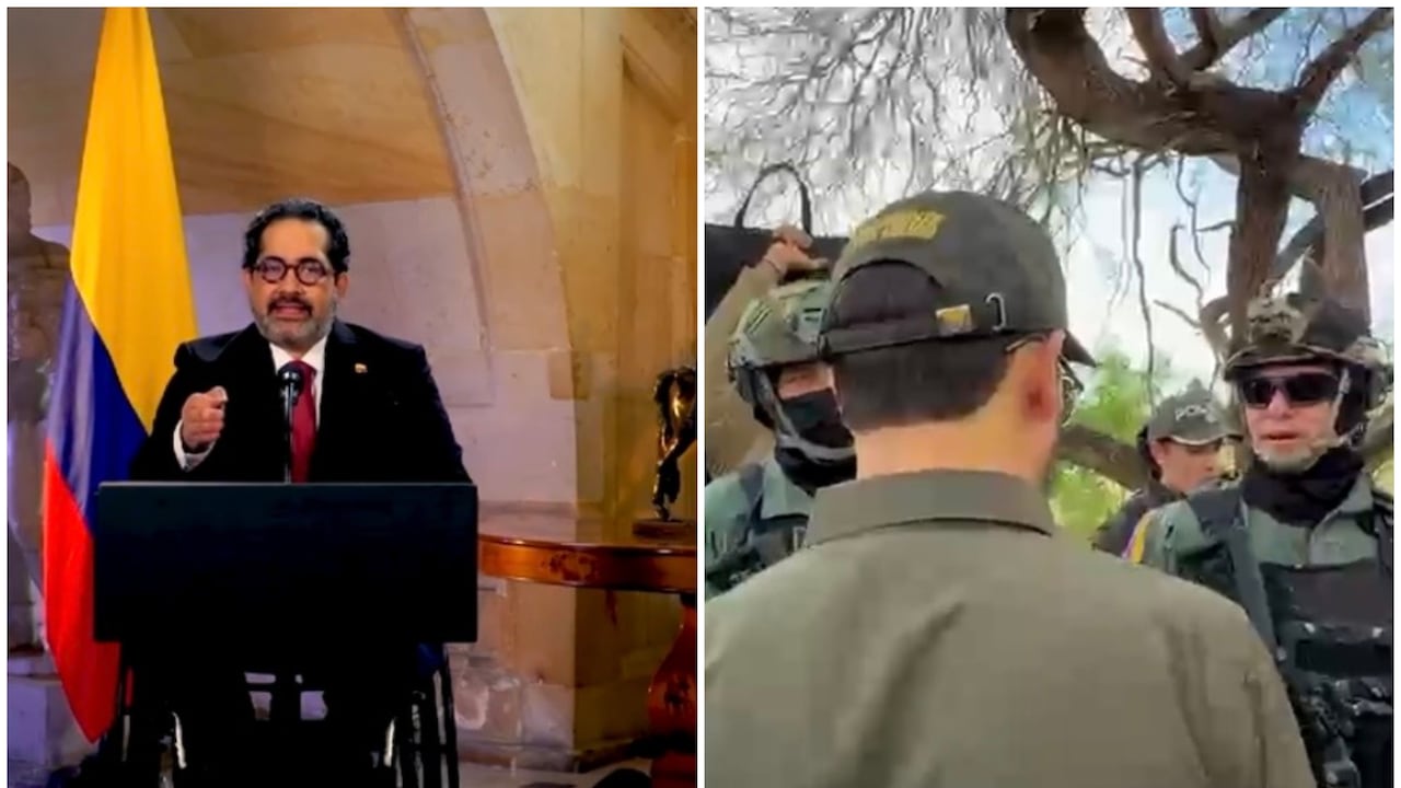 Miller Soto y el presidente Abelardo De La Espriella.