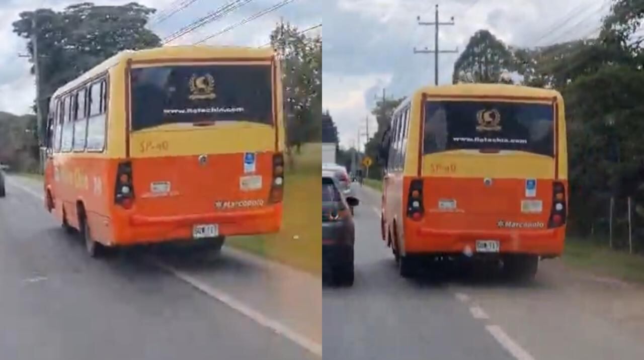 Trágico accidente en la vía Siberia - Cota