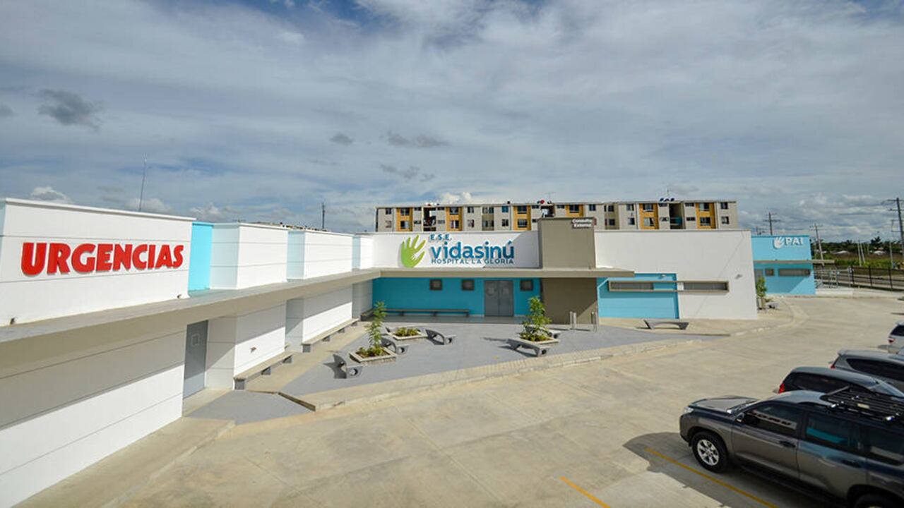Hospital La Gloria, al sur de Montería.