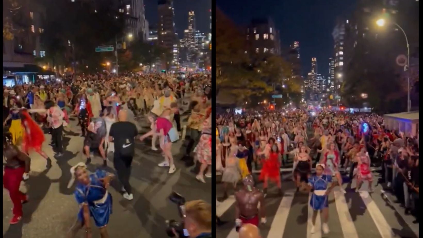 Video l Baile de ‘Thriller’ de Michael Jackson se tomó las calles de Nueva York: una multitud revivió el clásico de Halloween