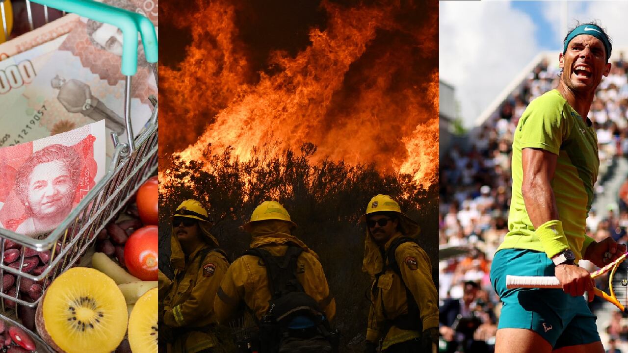 Inflación, incendios forestales y Rafael Nadal.