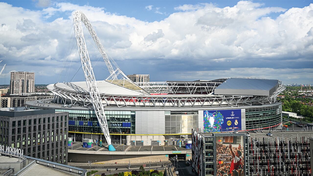 El estadio Wembley de Londres.