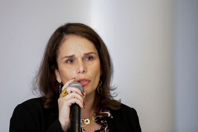 María Constanza García, ministra de Transporte.